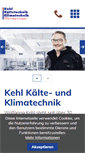 Mobile Screenshot of kehl-klima.de